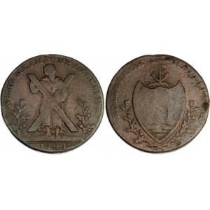 Scotland Lothian Edinburgh 1/2 Penny Token 1791