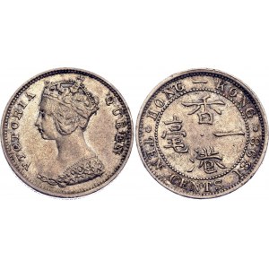 Hong Kong 10 Cents 1898