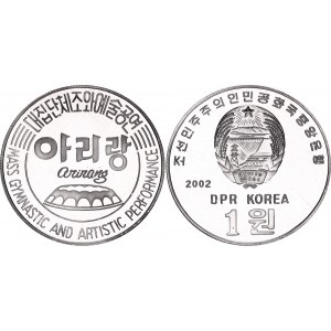 North Korea 1 Won 2002