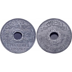 Lebanon 1 Piastre 1940 PCGS MS64