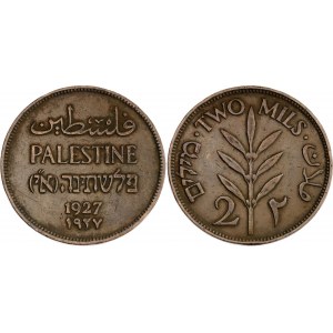 Palestine 2 Mils 1927