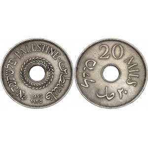 Palestine 20 Mils 1935