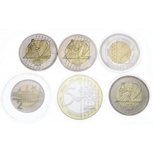 Europe Lot of 9 Specimen Coins 2003 - 2013 Fantasy Issues