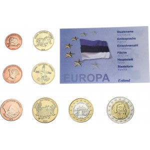 Europe Lot of 10 Specimen Coins Sets 2004 - 2011 Fantasy Issues