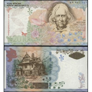 Polska, banknot testowy PWPW - Jan Krzeptowski Sabała, 2010