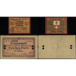Prusy Zachodnie, zestaw 2 bonów, 1918-1921
