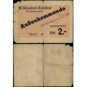 SS-Standort-Kantine Buchenwald, 2 marki, bez daty (1937-1945)