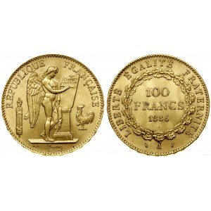 Francja, 100 franków, 1886 A, Paryż