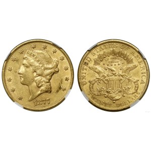 Spojené státy americké (USA), $20, 1877 S, San Francisco