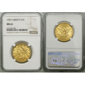 United States of America (USA), $10, 1907, Philadelphia
