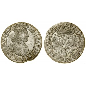 Poľsko, šesťpenca, 1662 AT, Krakov