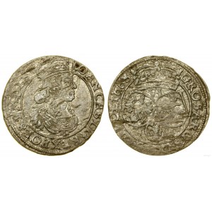 Polska, szóstak, 1663 AT, Kraków