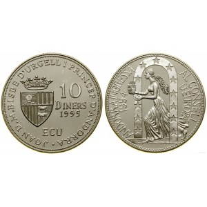 Andora, 10 dinerów, 1995, Madryt