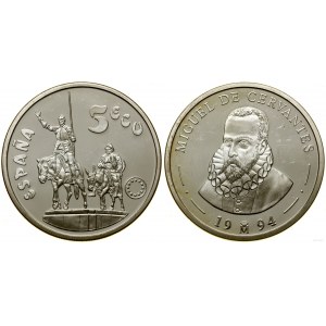 Spain, 5 ecu, 1994, Madrid