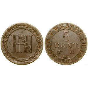 Niemcy, 5 centów, 1809, Clausthal