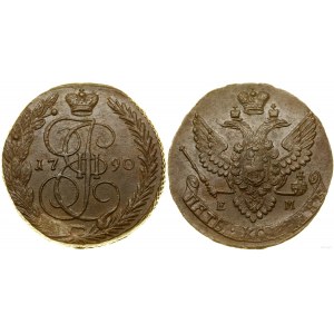 Russia, 5 kopecks, 1790 EM, Yekaterinburg