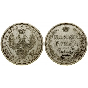 Russia, ruble, 1853 СПБ HI, St. Petersburg