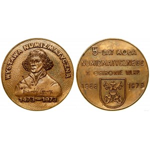 Poland, 5 years of the Numismatic Circle in Ostrów Wielkopolski, 1973