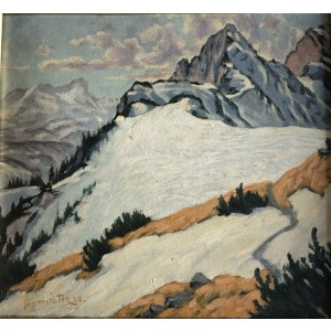 Karl Sagmeister, Mountain Landscape