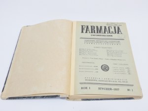 Pharmacy bimonthly 1937 YEAR AND CLAWE