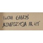 Iwona Gabryś (geb. 1988, Puławy), Komposition Nr. 411, 2023