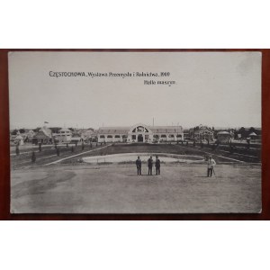 Częstochowa.Wystawa Przemysłu i Rolnictwa.1909 Halla maszyn