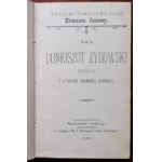 Junosza K. Donkiszot Żydowski. Szkic z literatury żargonowej żydowskiej.