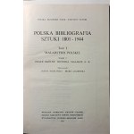 Polska Bibliografia Sztuki, 1801-1944, PAN Instytut Sztuki, Malarstwo polskie, Rysunek, Grafika, sztuka książki i druku, Tom I i II