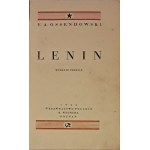 F.A. Ossendowski, Lenin, Poznań : Wydawnictwo Polskie R. Wegnera, 1930