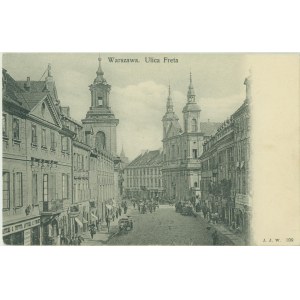 Warszawa - Ulica Freta, J.J.W., 109, św. czb., ok. 1900,