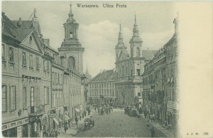 Warschau - Freta Straße, J.J.W., 109, etw. chb., um 1900,