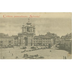 Warszawa - Cerkiew prawosławna Soborna, św. sepia, ok. 1898,