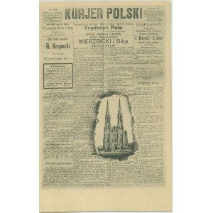 Warszawa - Kurjer Polski, Kościół św. Floriana, R. Krupecki, Warszawa, św. czb., 1901,