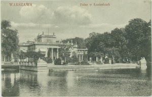 Warschau - Łazienki-Palast, Nakł. J. Slusarski, Warschau, st. czb., ca. 1910.