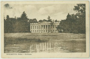Wolsztyn - Palace- Schloss, Nakł. E.J. Scholz Ww. (Inh. Paul Scholz),Wolsztyn Wlkp. st. sepia, ca. 1930