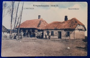 Lowicz.Farmers' houses (bauernhauser) 1914/15.