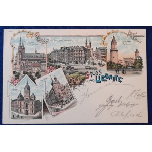 Legnica.(Fünf Ansichten) Lithographie