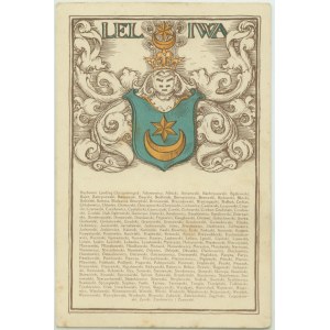 LELIWA - Herby Polskie Wydawnictwo Pocztówkowe , Nakł. Jan S. Dzierżbicki, Warszawa, 1917, Serya I. No 10,