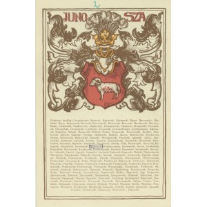 JUNOSZA - Herby Polskie Wydawnictwo Pocztówkowe , Nakł. Jan S. Dzierżbicki, Warszawa, 1917, Serya I. No 8