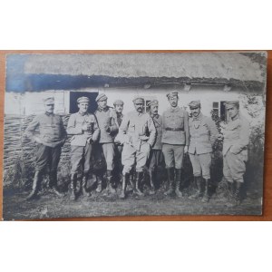Józef Piłsudski ze sztabem