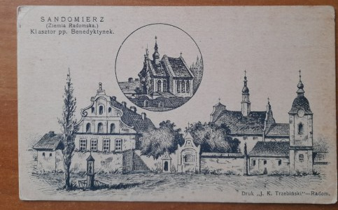 Sandomierz (Radom Territory.) Monastery of the Bernardine Sisters.