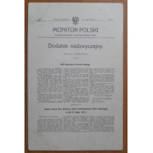 Monitor Polski 14.02.1918 r.