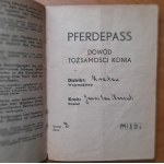 Dowód tożsamości konia