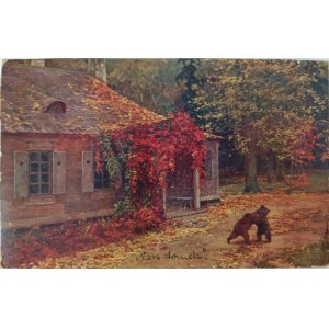 Henryk Weyssenhoff, Zacisze Litewskie / Postcard with reproduction, published by Salon of Polish Painters, Cracow, 1932