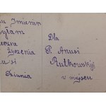 Pocztówka z reprodukcją vintage: Dziewczyna z ułanem