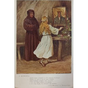 Adam Setkowicz, Juliusz Słowacki Lilla Weneda / Pocztówka z reprodukcją, wyd. Pocztówka, Kraków, 1913