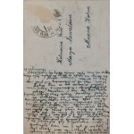 Adam Setkowicz, Juliusz Słowacki Lilla Weneda / Postcard with reproduction, published by Pocztówka, Kraków, 1913