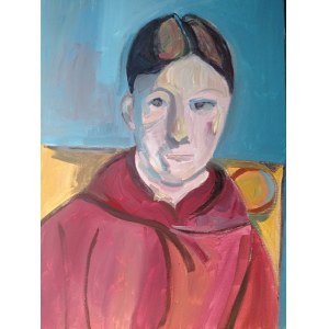 Marcin RACZKOWSKI (nar. 1978), Portrét ženy podle Cézanna, 2023