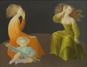 Leonor Fini (1907-1996), La chambre d'echo (XL/C)