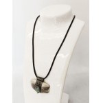 Collana di agata e labradorite